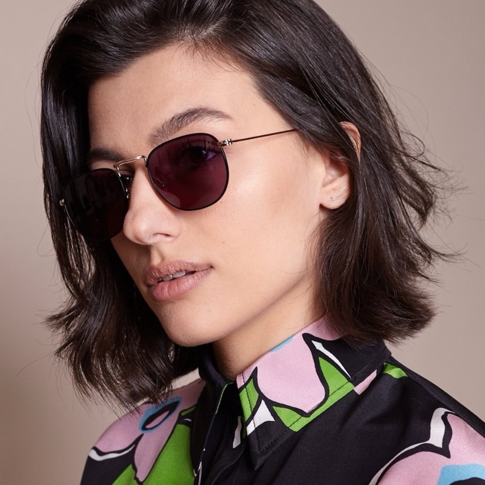 Smoke‎ x Mirrors Drivers Seat Sunglasses in Black/Gold